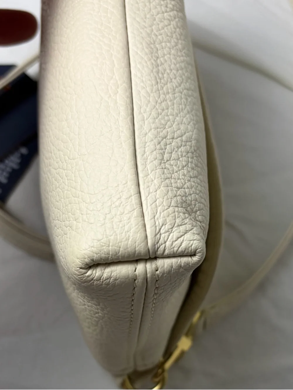 ORSYN Kaanapali Crossbody Milk Pebble Leather BNWT Made in USA🇺🇸
